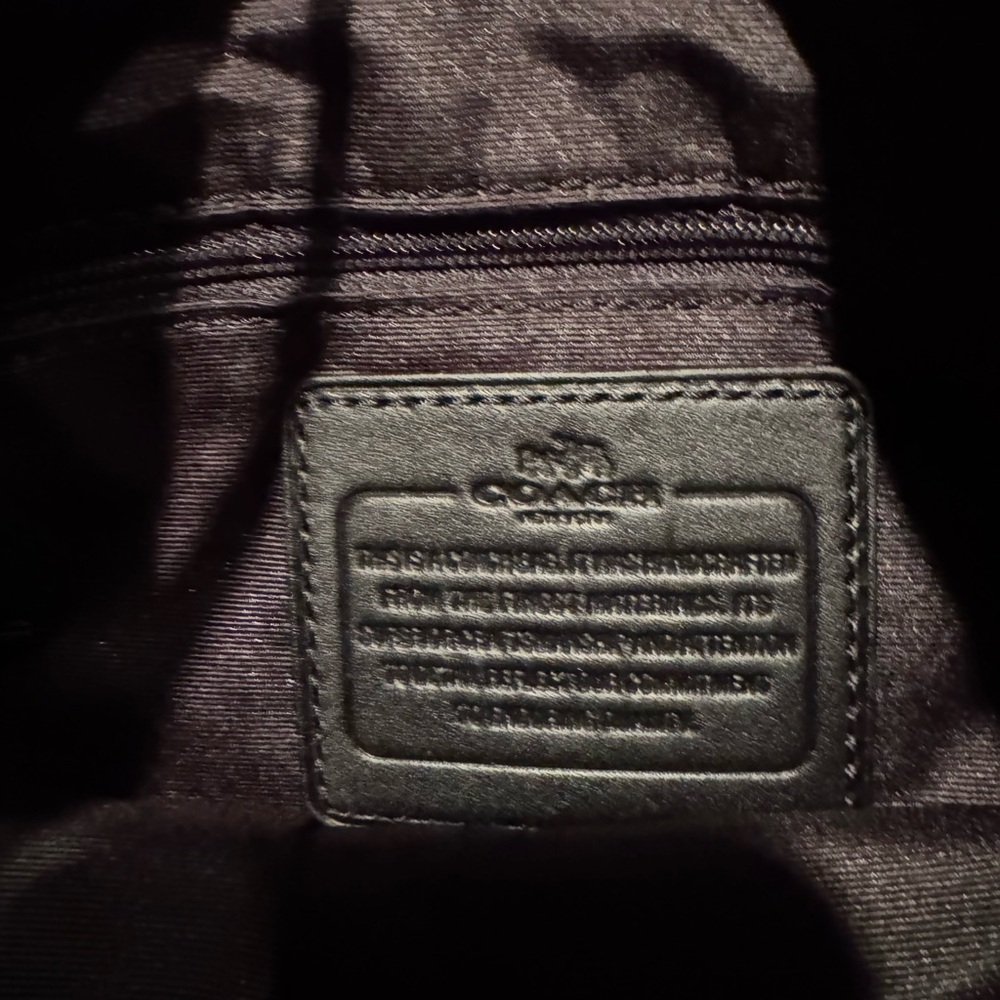 Coach Black Monogram Crossbody Bag - Picture 2 of 3